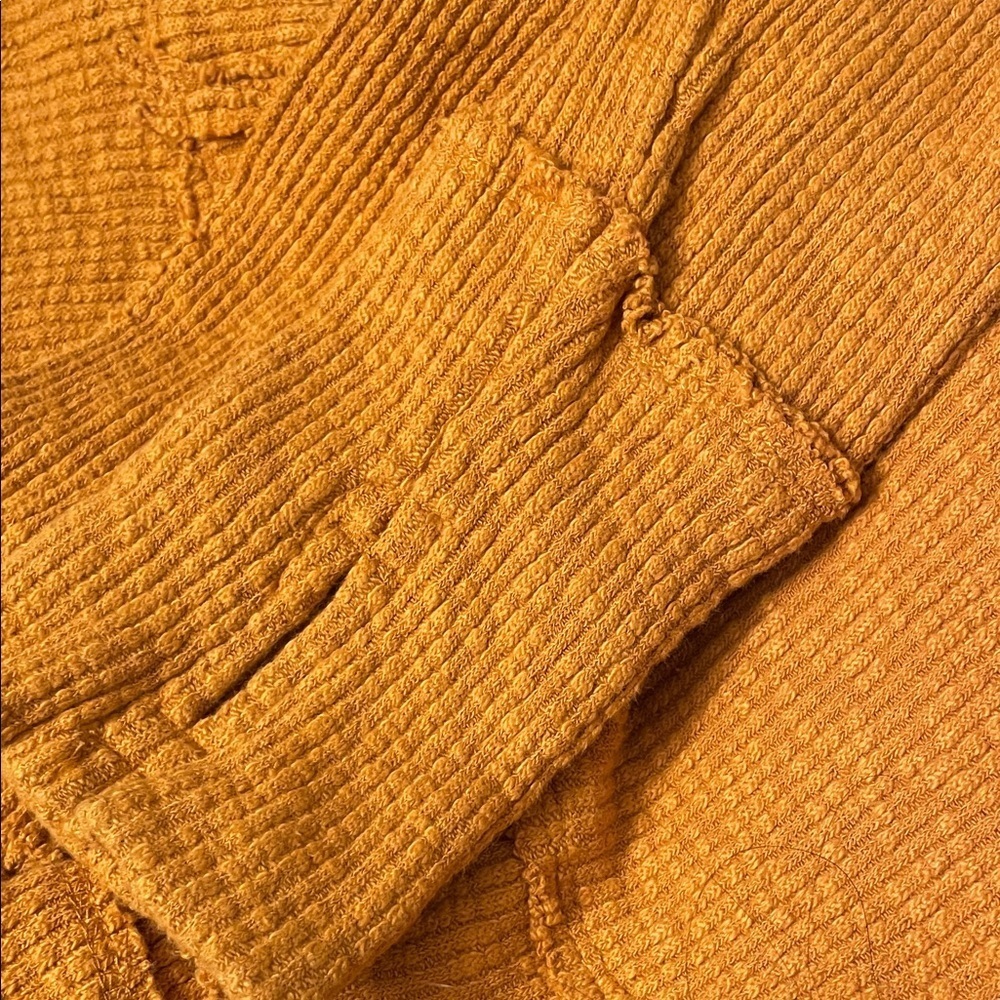 Free People Golden Cowl Neck Oversized Sweater Size Small - Picture 7 of 7